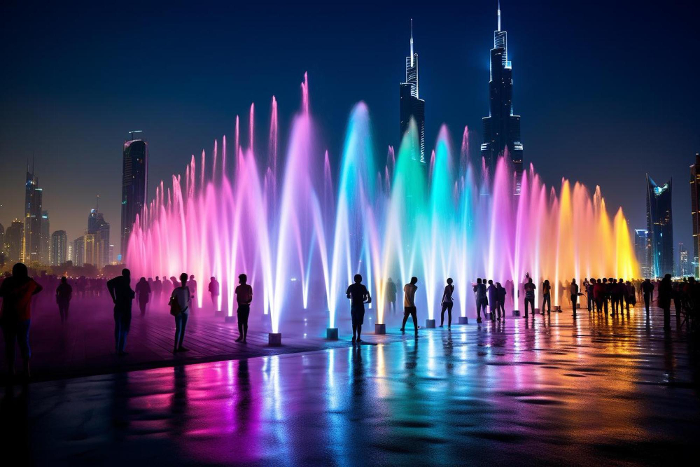 Fountain Show at Burj Khalifa