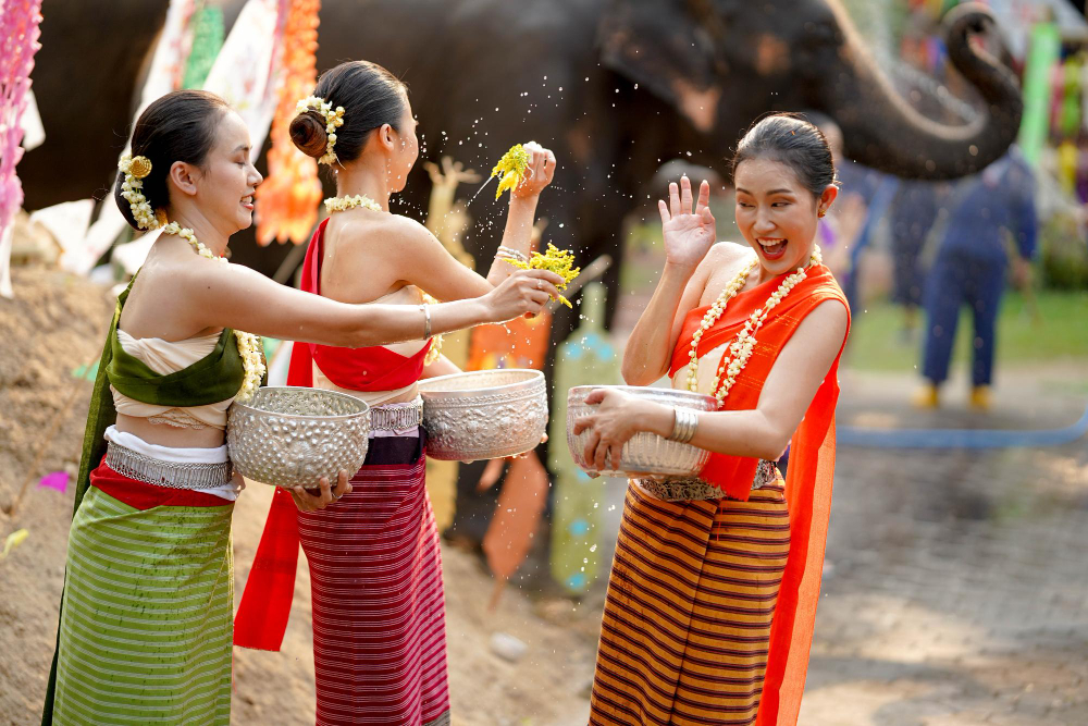 Thailand Songkran festival celebration