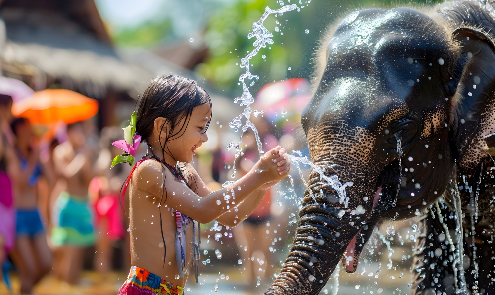 Thailand Songkran Festival Celebration