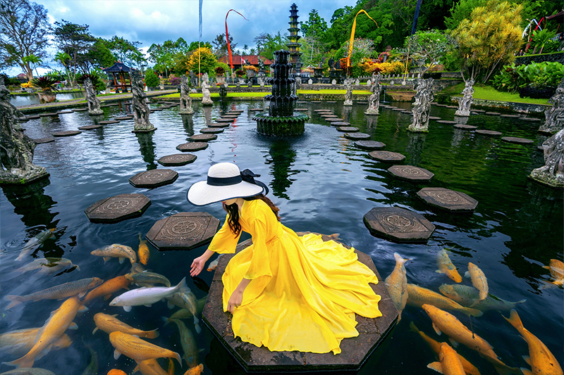 Tirta Gangga Bali Instagram Photo Location
