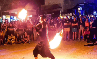 Fire Dance at Full Moon Party Koh Phangan