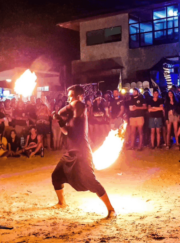 Fire Dance at Full Moon Party Koh Phangan