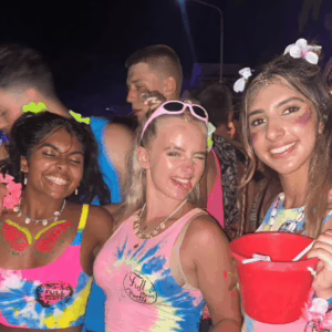 Girls Enjoying at Full Moon Party Koh Phangan
