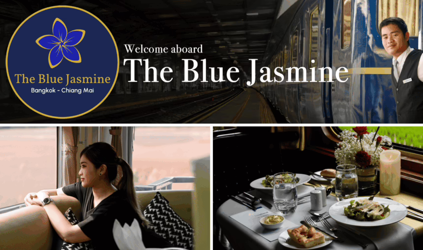 The Blue Jasmine: A Luxury Train Journey from Bangkok to Chiang Mai