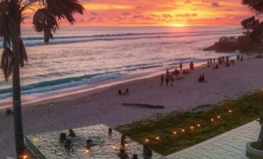 Bali Beach Club with infinity pool