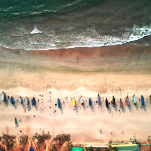india-north-goa-calangute-beach-top-view