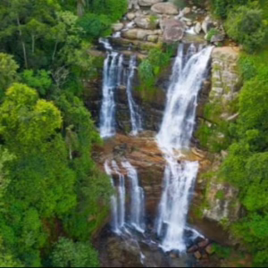 Ramboda Waterfalls near Nuwara Eliya, Sri Lanka