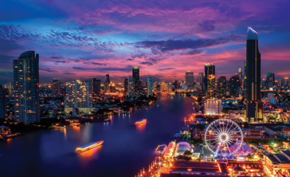 Night view of Bangkok, Thailand